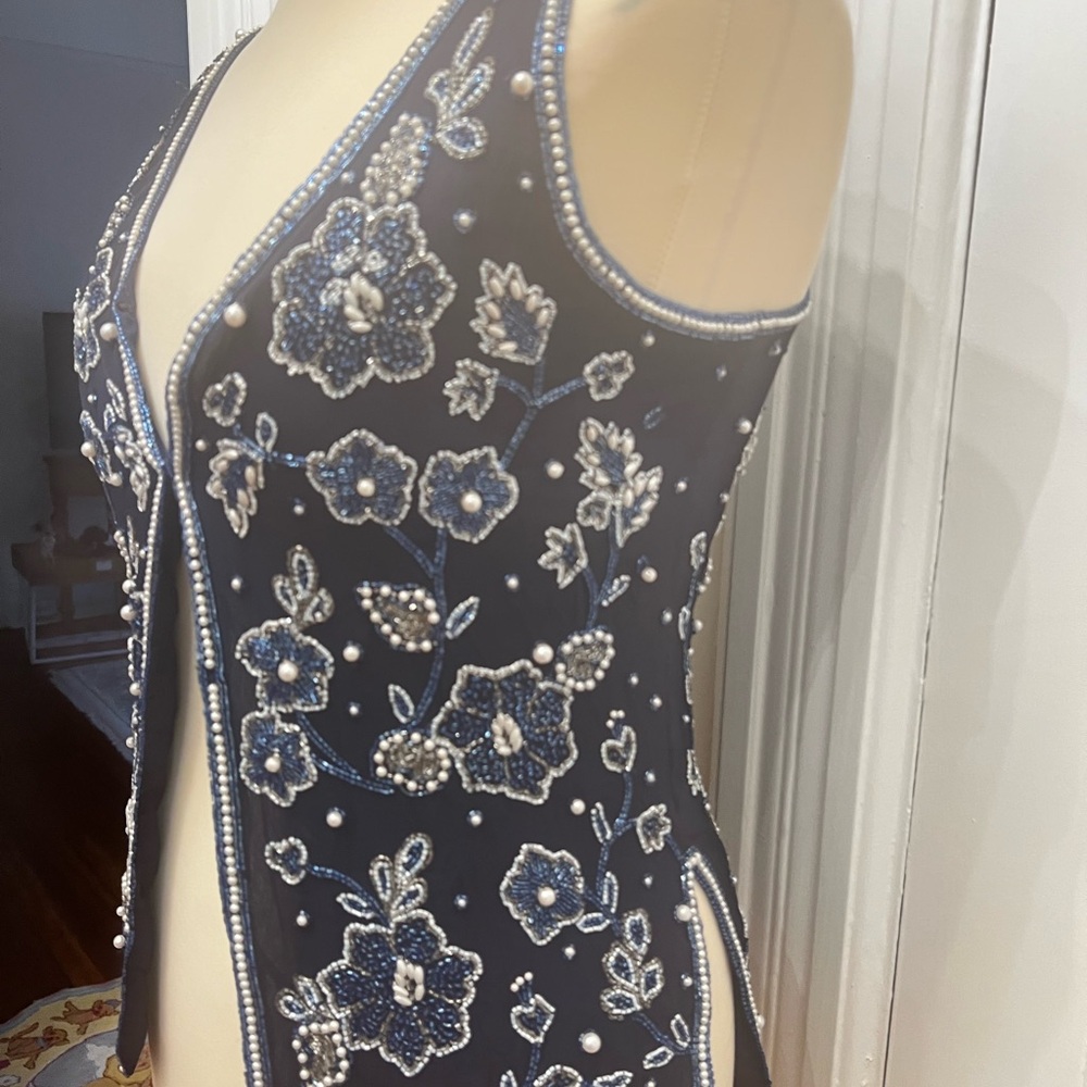 Vintage Nipon Night Beaded Evening Vest NWT